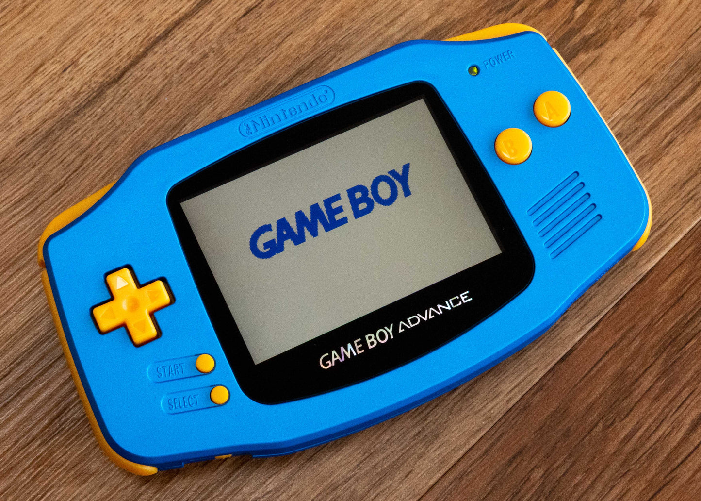 Gameboy Advance with IPS Screen, Amp Mod and USBC Battery